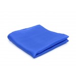 Pochette zijde bleu